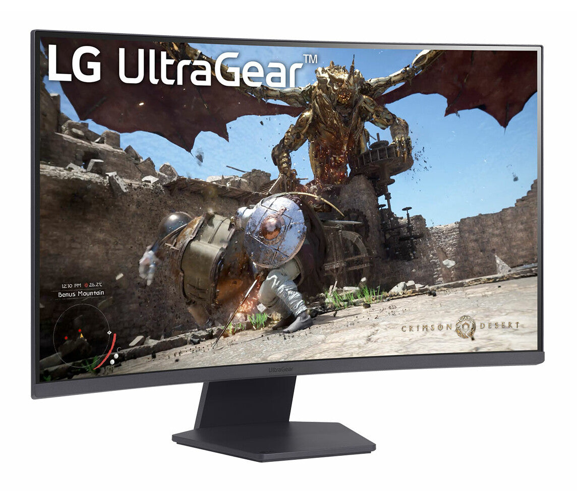 LG 32GS60QC-B platta pc-skärmar 80 cm (31.5") 2560 x 1440 pixlar Quad HD LCD Svart