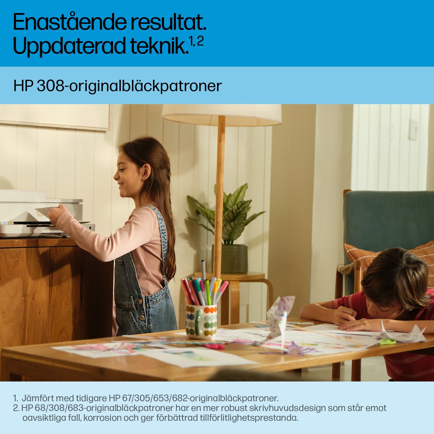 HP 308 svart originalbläckpatron EU