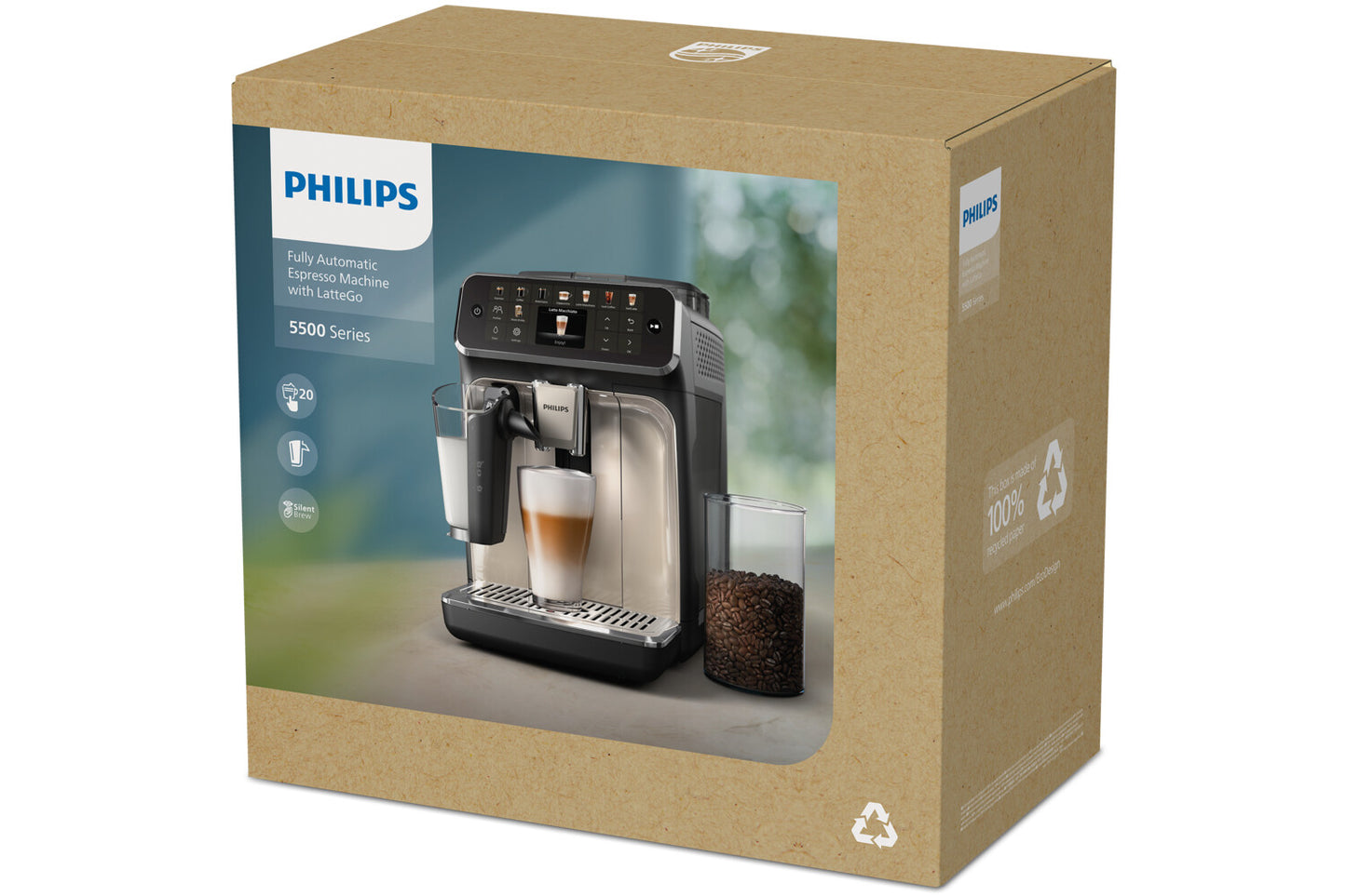 Philips 5500 series Helautomatisk Espressomaskin EP5549/70 LatteGo