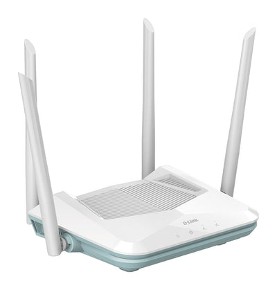 D-Link R15 trådlös router Gigabit Ethernet Dual-band (2,4 GHz / 5 GHz) Vit