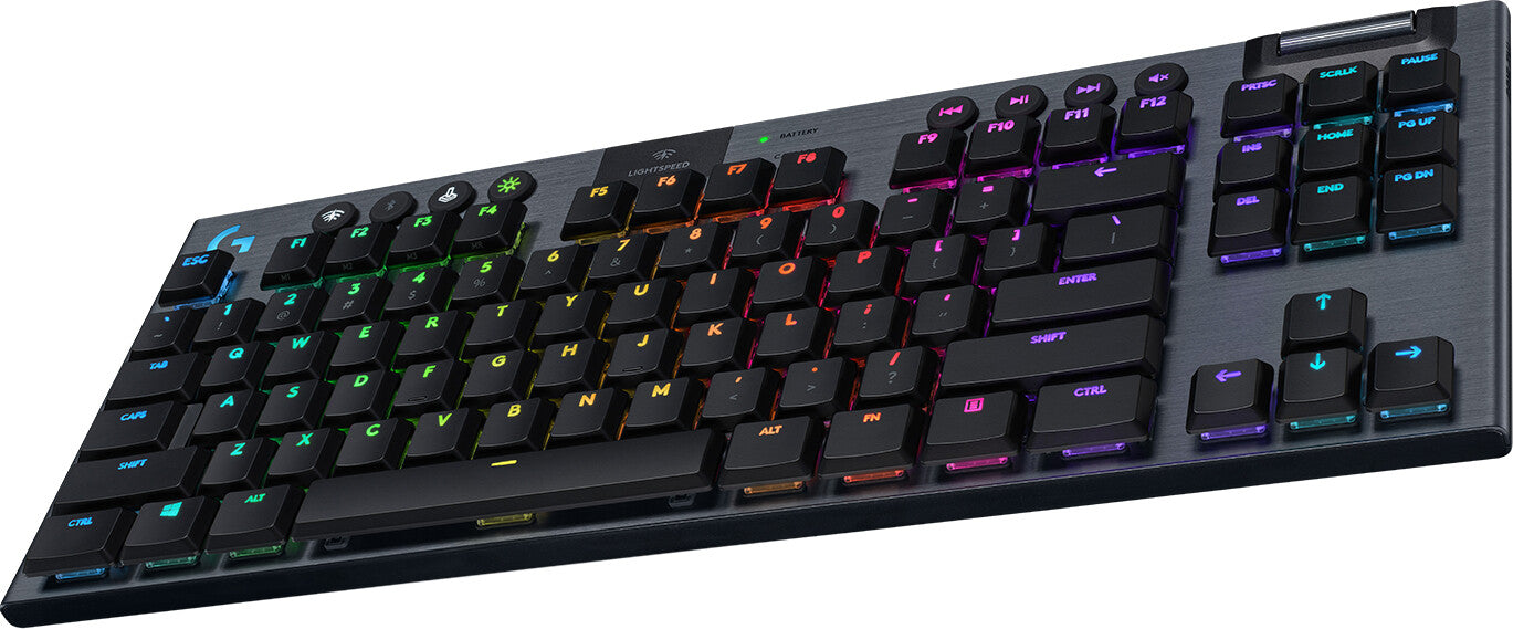 Logitech G G915 Tkl tangentbord Spela Trådlös RF + Bluetooth QWERTY Nordic Kol