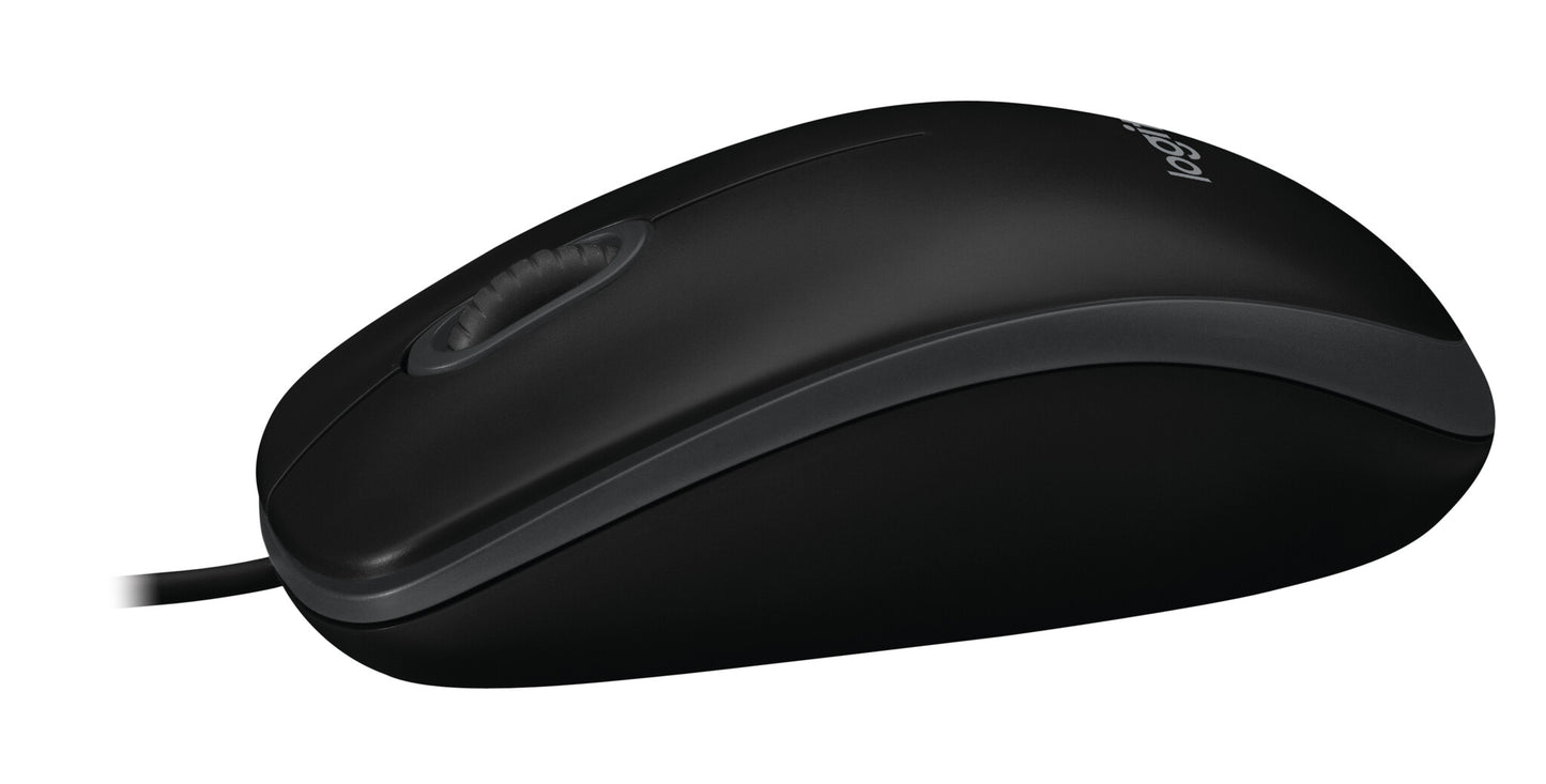 Logitech B100 datormöss Kontor Ambidextrous USB Type-A Optisk 800 DPI