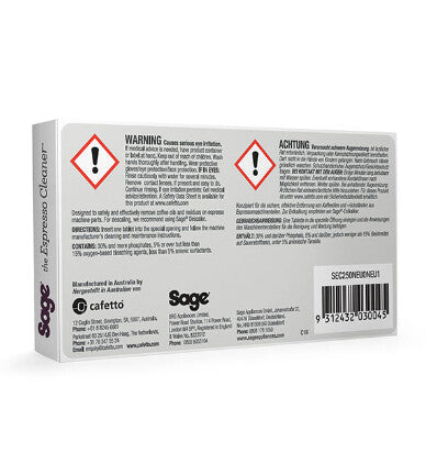 Sage SEC250NEU0NEU1 delar och tillbehör till kaffemaskin Rengöringstablett