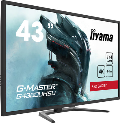 iiyama G-MASTER G4380UHSU-B1 platta pc-skärmar 108 cm (42.5") 3840 x 2160 pixlar 4K Ultra HD LED Svart