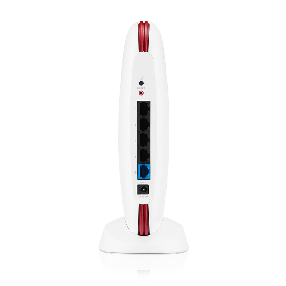 Zyxel SCR50AXE-EU0101F trådlös router Gigabit Ethernet Triband (2,4 GHz/5 GHz/6 GHz) Vit