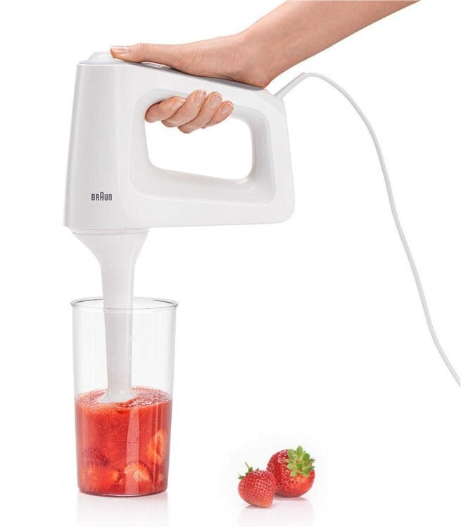 Braun HM 3135 WH Handmixer 500 W Grå, Vit