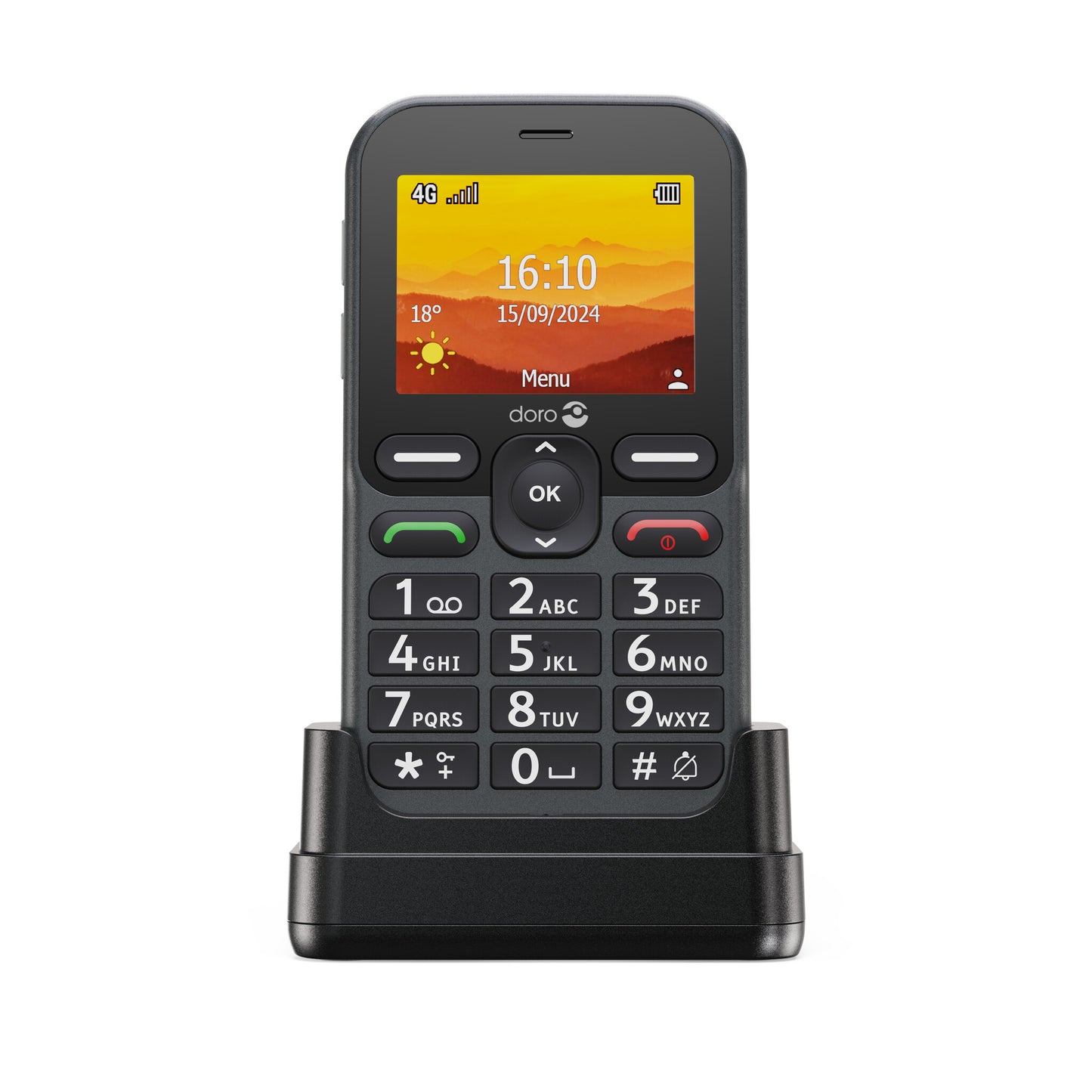 Doro Leva L11 6,1 cm (2.4") 118 g grafit Funktionstelefon