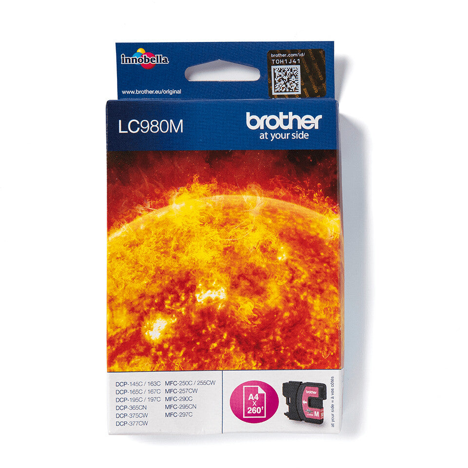 Brother LC980M bläckpatroner 1 styck Original Magenta