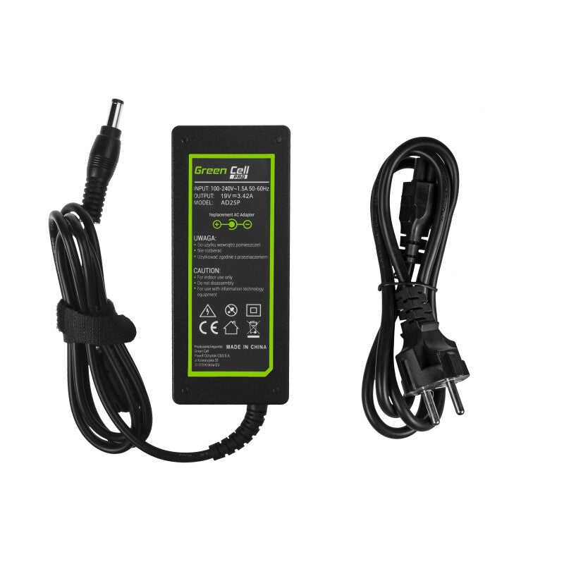 Green Cell AD25P eladaptrar inomhus 65 W Svart