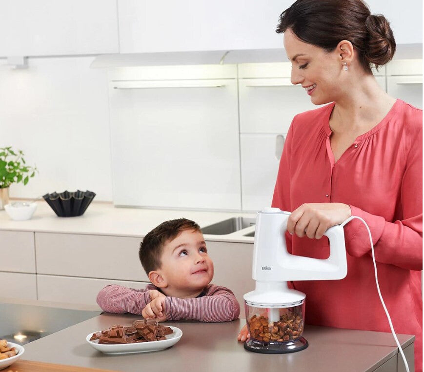Braun HM 3135 WH Handmixer 500 W Grå, Vit