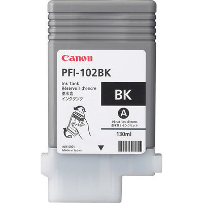 Canon PFI-102BK bläckpatroner Original Svart