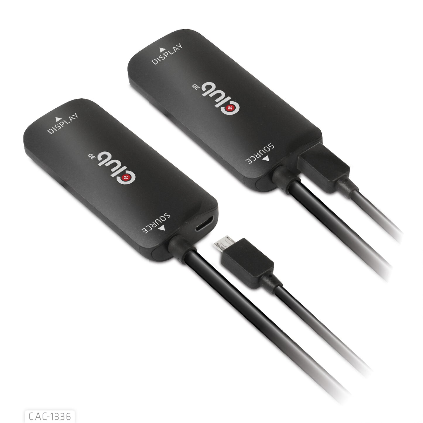 CLUB3D CAC-1336 videokabeladapter 1 m HDMI + USB USB Type-C Svart