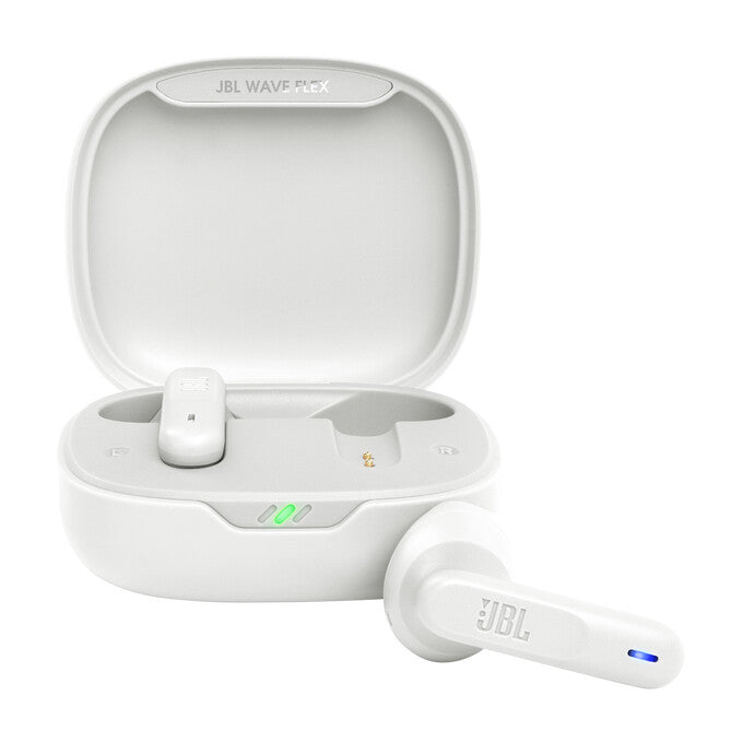 JBL Wave Flex Headset True Wireless Stereo (TWS) I öra Samtal/musik/sport/vardag Bluetooth Vit