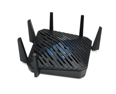 Acer Predator Connect W6 Wi Fi 6E trådlös router Gigabit Ethernet Triband (2,4 GHz/5 GHz/6 GHz) Svart