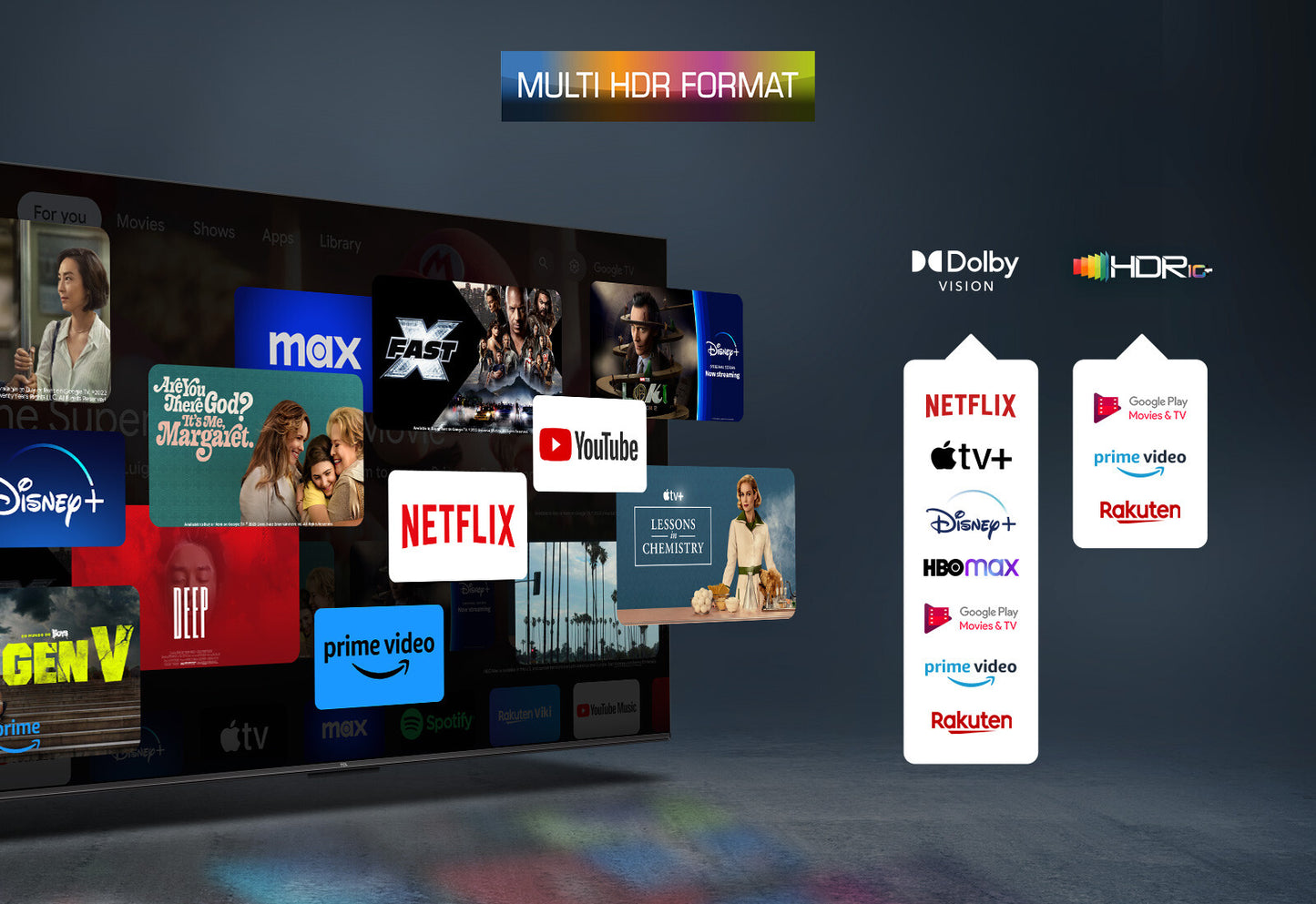 TCL C65 43C655 TV-apparat 109,2 cm (43") 4K Ultra HD Smart-TV Wi-Fi Titan 430 cd/m²