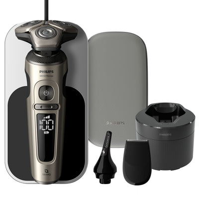 Philips Shaver S9000 Prestige SP9883/36 Rakapparat för våt- och torrakning, 9000-serien