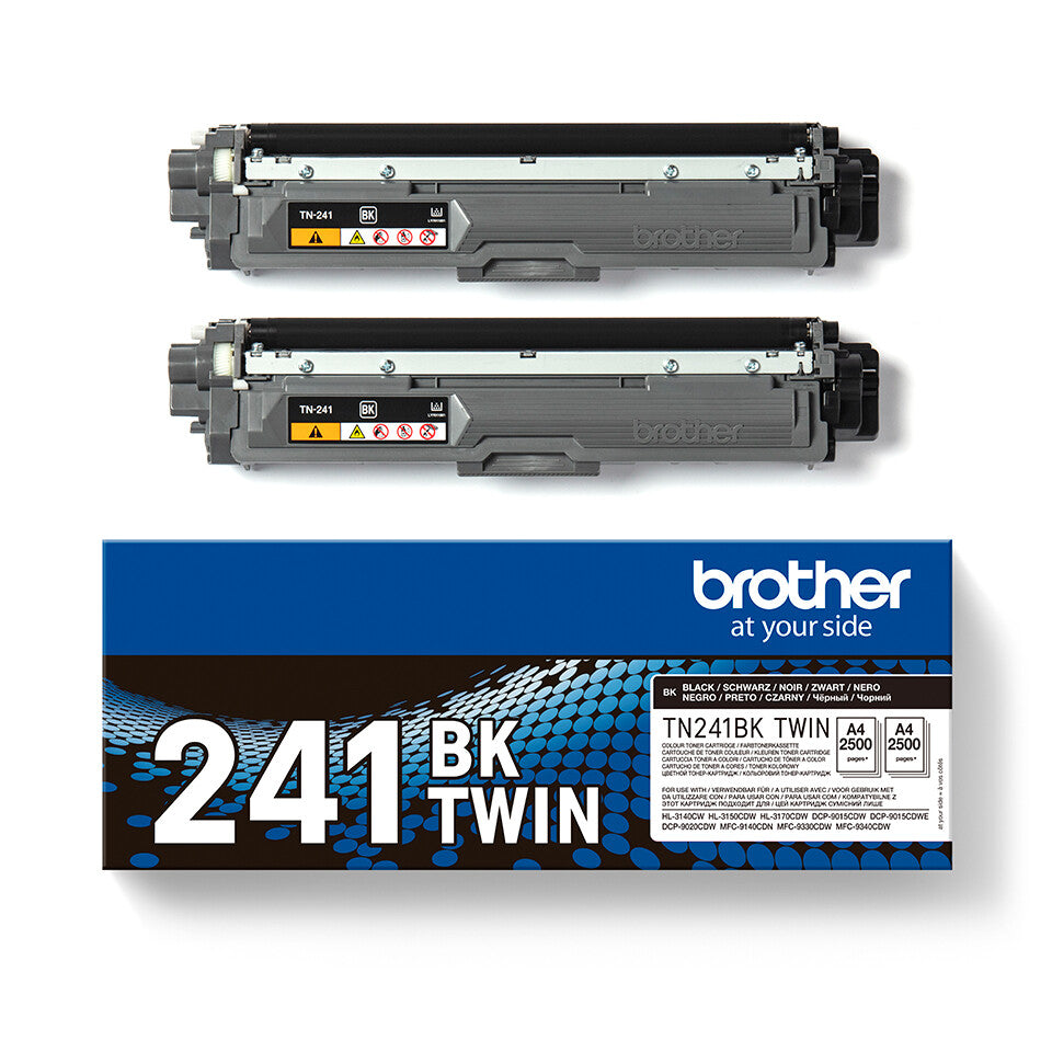 Brother TN-241BKTWIN Tonerkassett 2 styck Original Svart