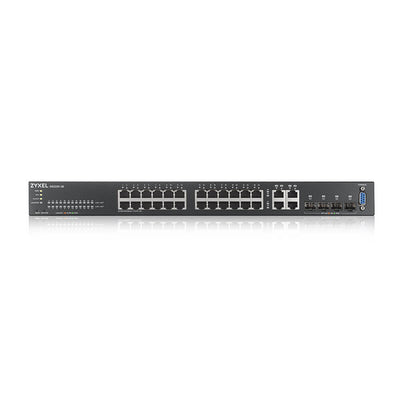 Zyxel GS2220-28-EU0101F nätverksswitchar hanterad L2 Gigabit Ethernet (10/100/1000) Svart