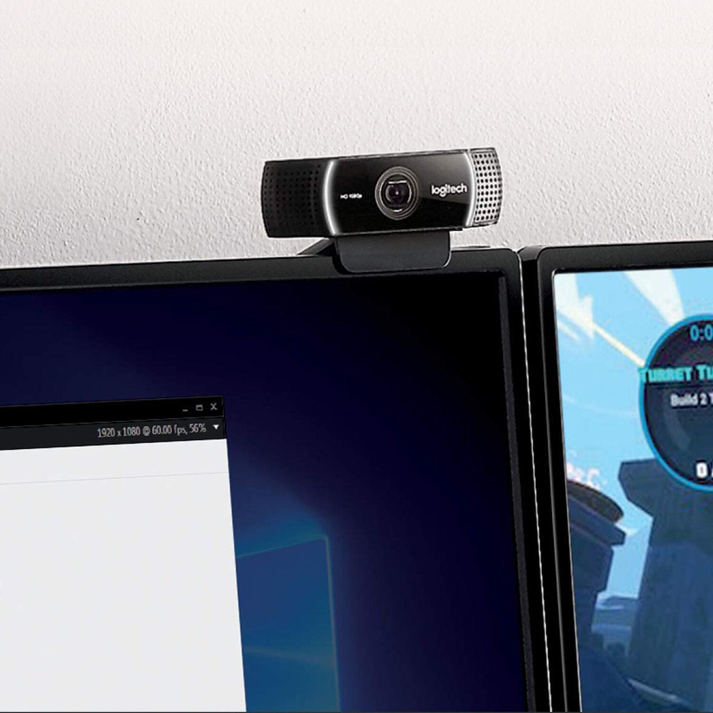 Logitech 960-001088 webbkameror 1920 x 1080 pixlar USB Svart