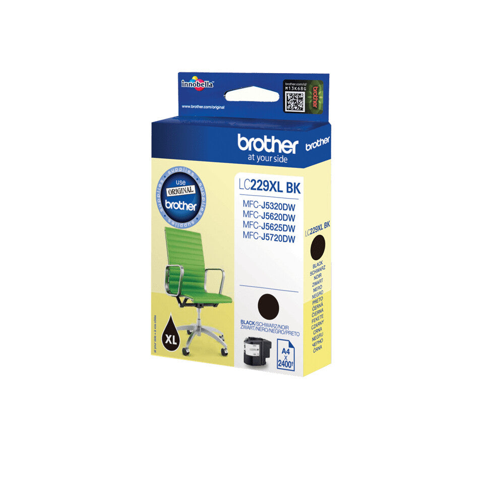 Brother LC229XLBK bläckpatroner 1 styck Original Svart