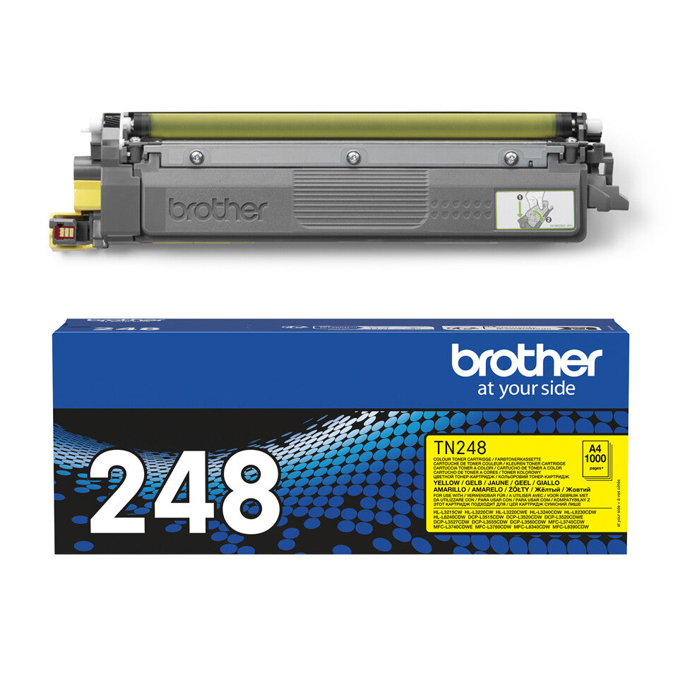 Brother TN-248Y Tonerkassett 1 styck Original Gul