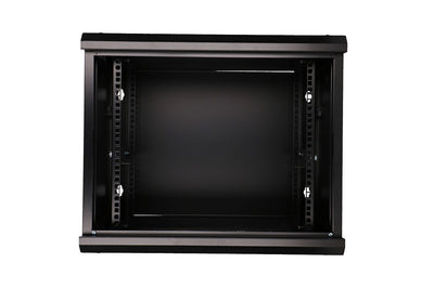 Extralink 9U 600X450 WALL-MOUNTED RACKMOUNT CABINET BLACK Väggmonterad rack Svart