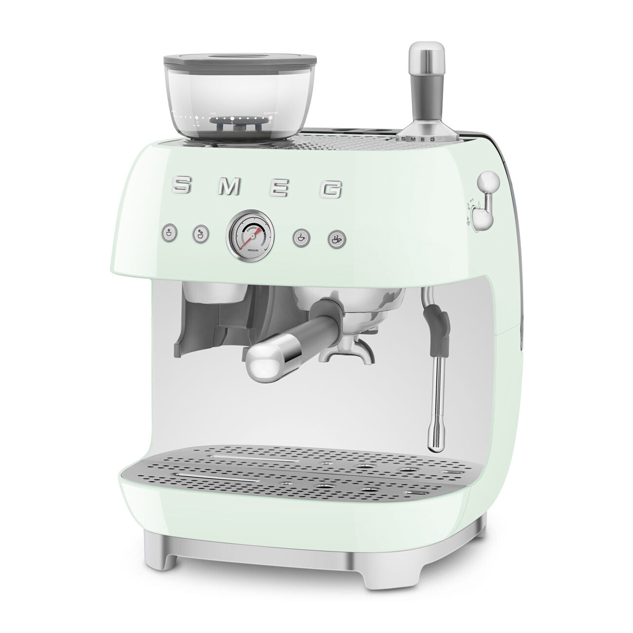 Smeg 50's Style Espressomaskin EGF03PGEU Pastellgrön