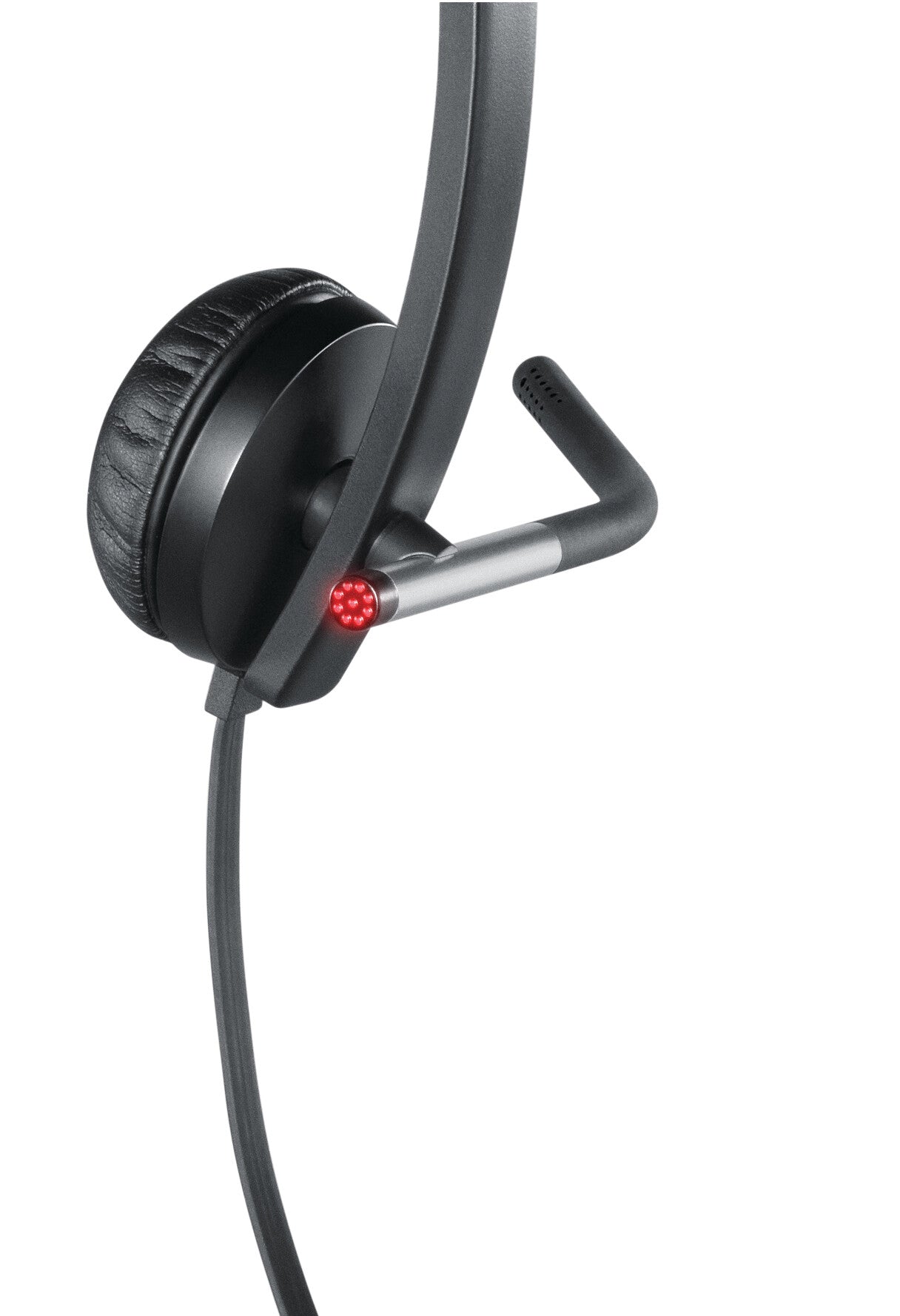 Logitech 981-000519 hörlur och headset Kabel Huvudband Kontor/callcenter USB Type-A Svart, Silver