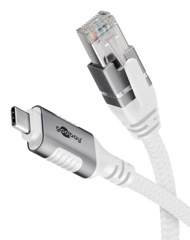Goobay 74176 nätverkskablar Vit 2 m Cat6 F/UTP (FTP)
