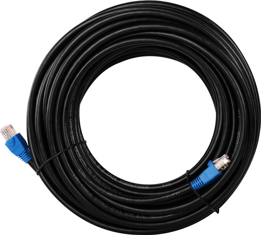 Goobay 94395 nätverkskablar Svart 50 m Cat6 U/UTP (UTP)