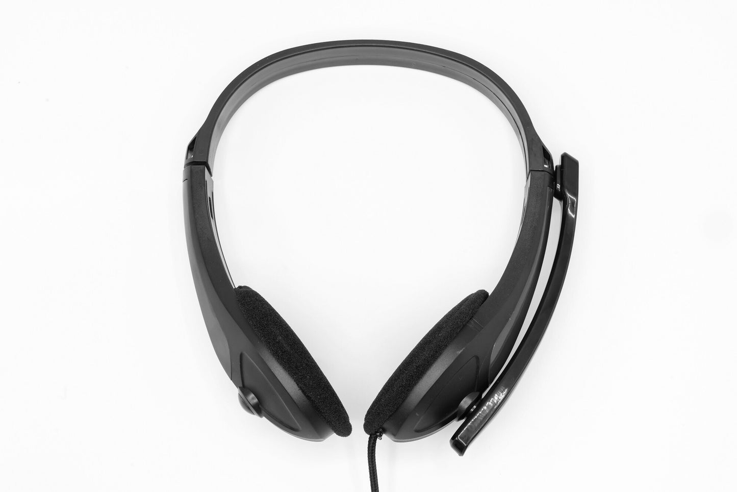 Havit H2105D Wired Headphone, black Headset Kabel Huvudband Kontor/callcenter Svart