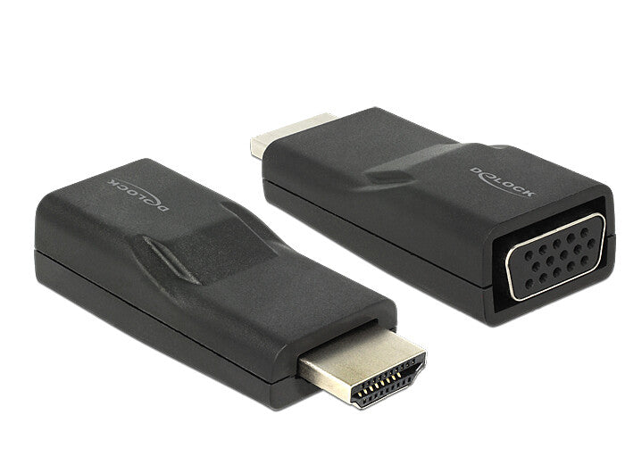 DeLOCK HDMI/VGA Svart