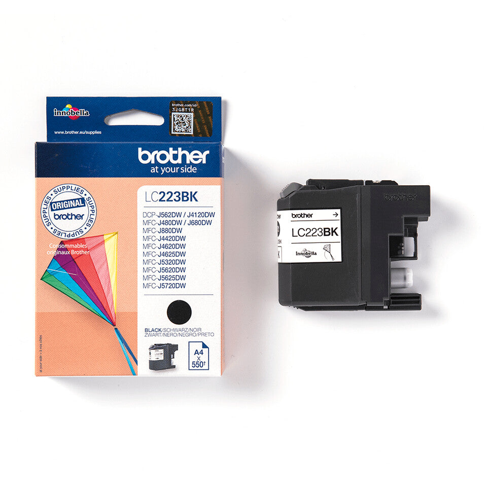 Brother LC-223BK bläckpatroner 1 styck Original Svart