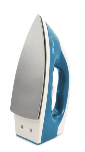 Esperanza TRAVEL IRON SMOOTHER Torrstrykjärn Strysula non-stick 1200 W Blå, Vit