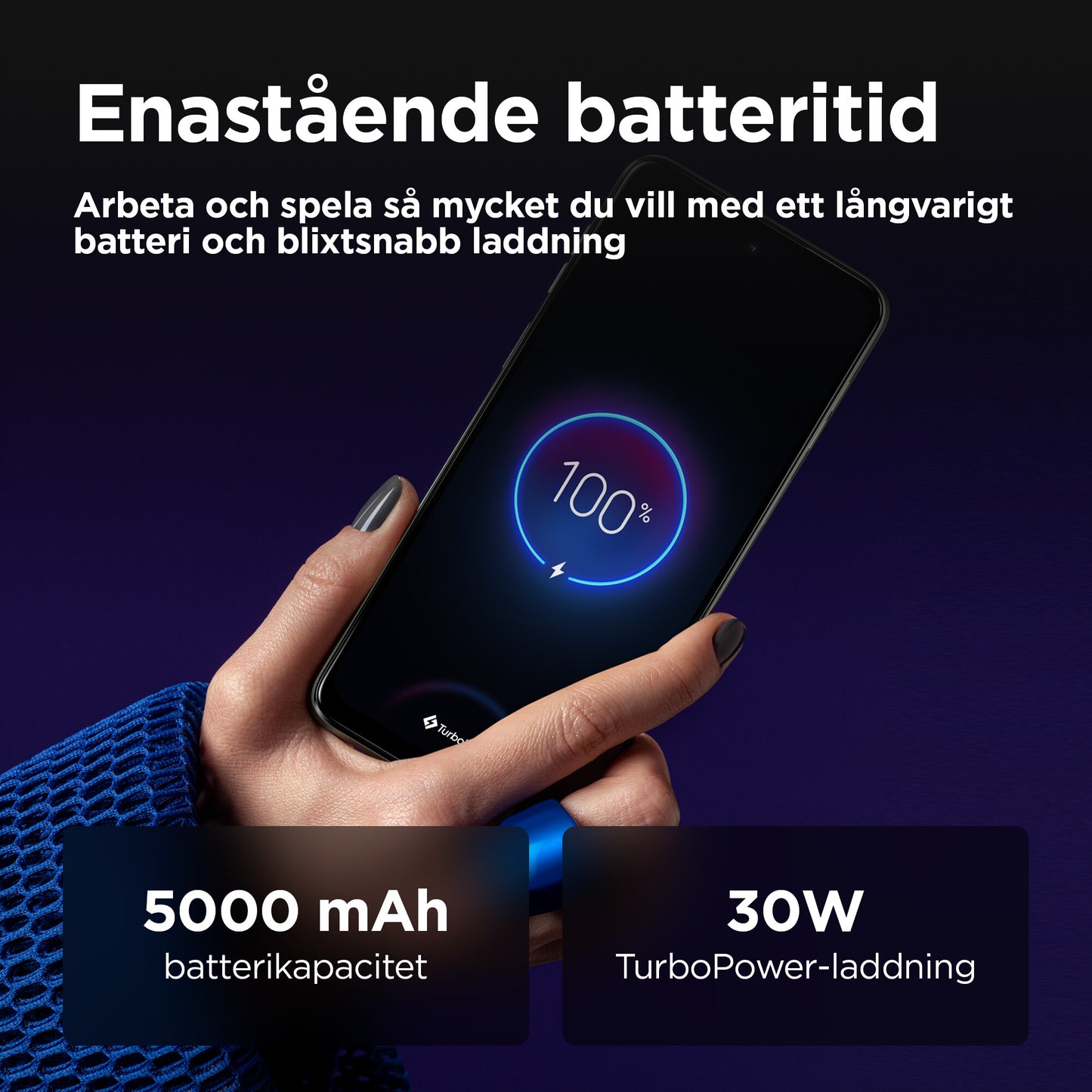 Motorola moto g55 5G 16,5 cm (6.49") Dubbla SIM-kort Android 14 USB Type-C 8 GB 256 GB 5000 mAh Grå
