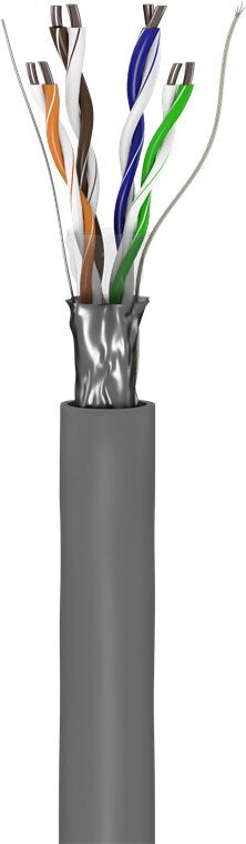 Goobay 68708 nätverkskablar Grå 100 m Cat5e F/UTP (FTP)