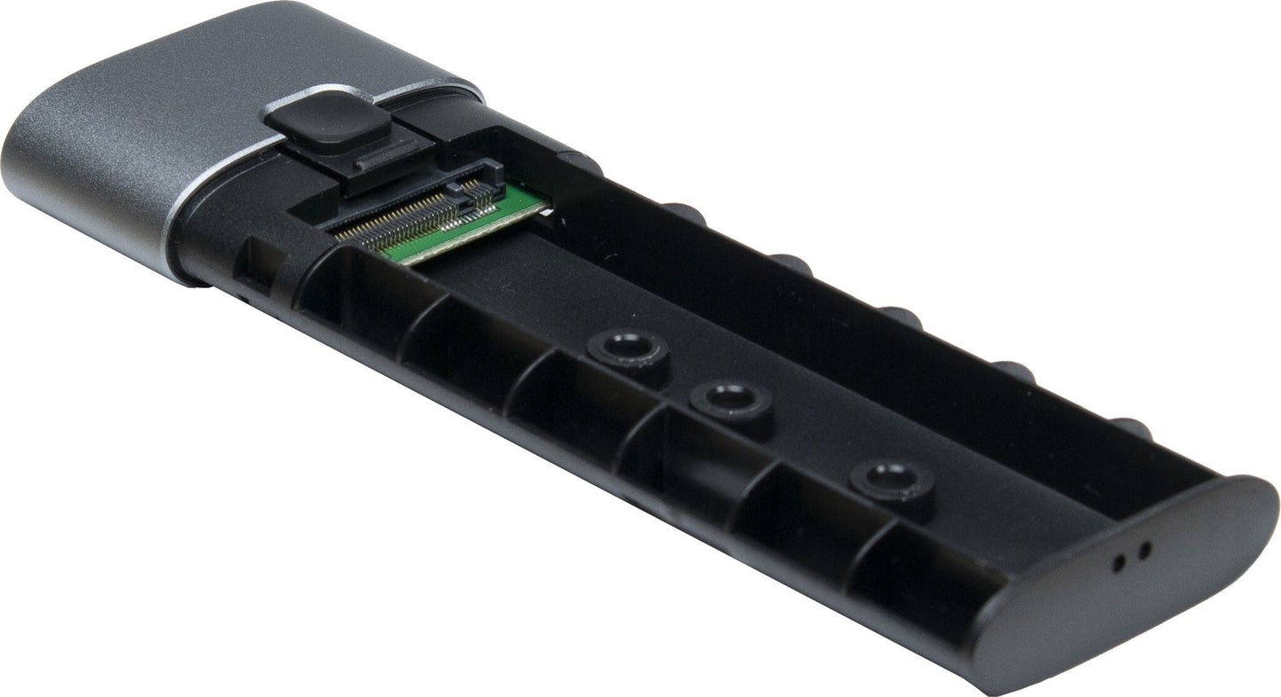 Inter-Tech GD-MS013 HDD-hölje Blå M.2