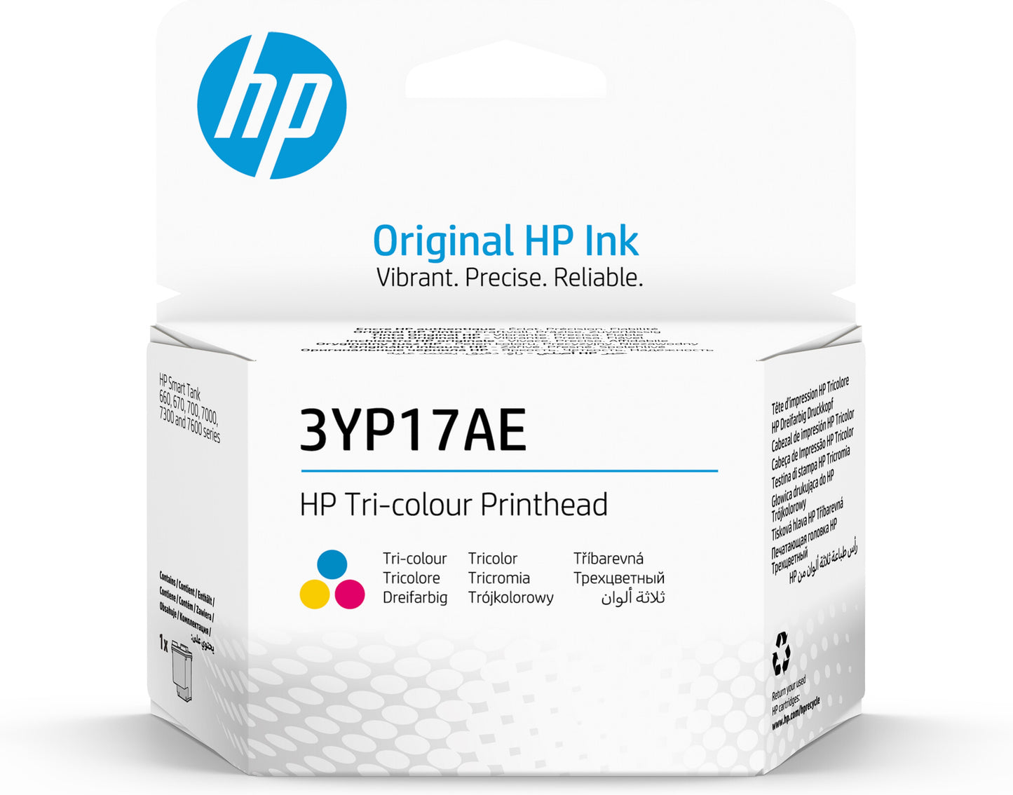 HP Ink tank trefärgs skrivhuvud