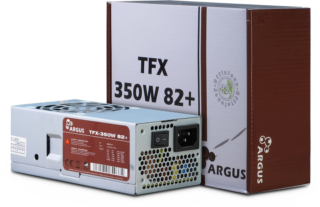 Inter-Tech TFX-350W strömförsörjningsenheter 20+4 pin ATX ATX Grå