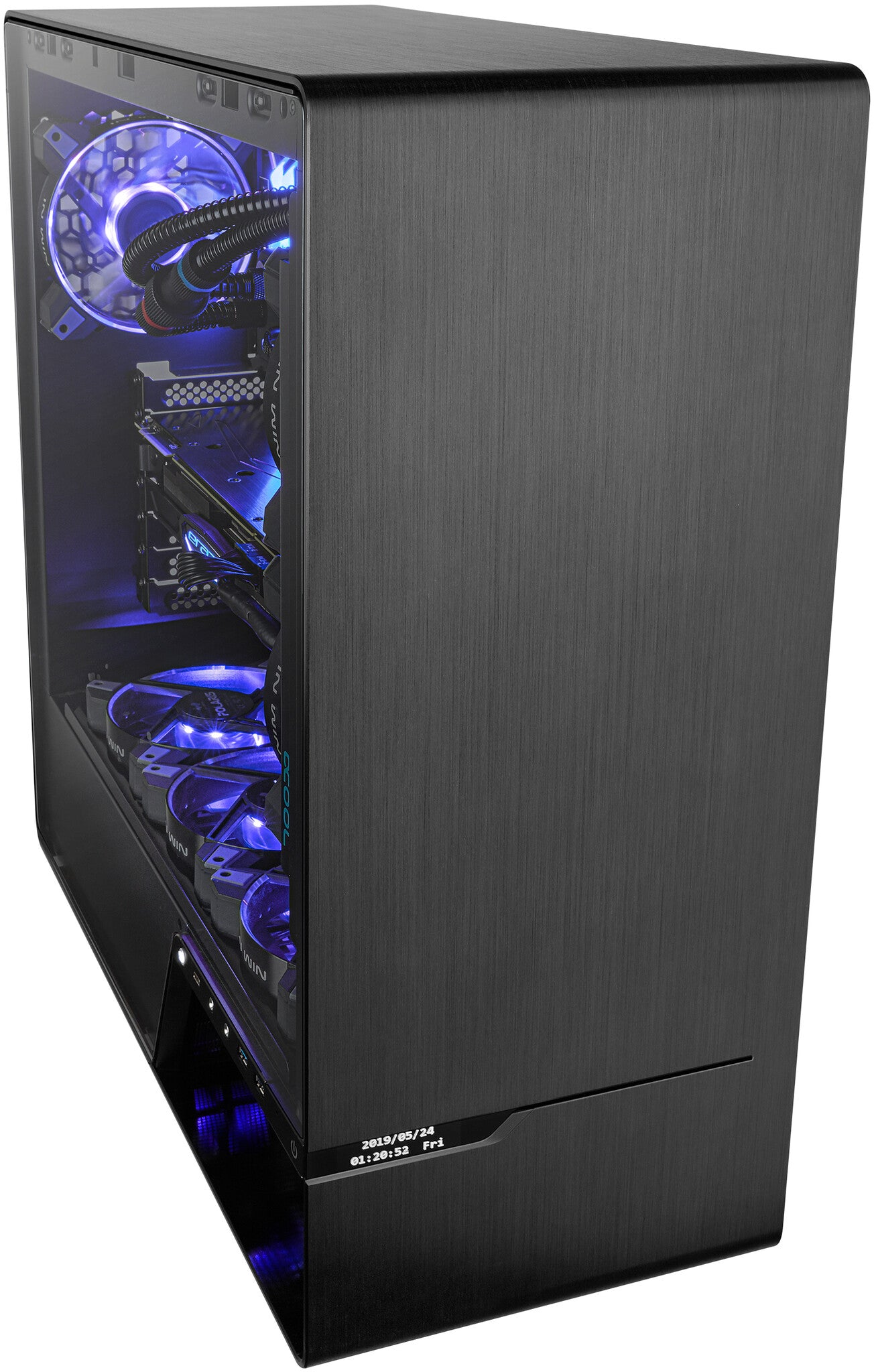 ERAZER Enforcer X10 Intel® Core™ i9 i9-14900KF 32 GB DDR5-SDRAM 2 TB SSD NVIDIA GeForce RTX 4080 SUPER Windows 11 Home Skrivbord PC Svart