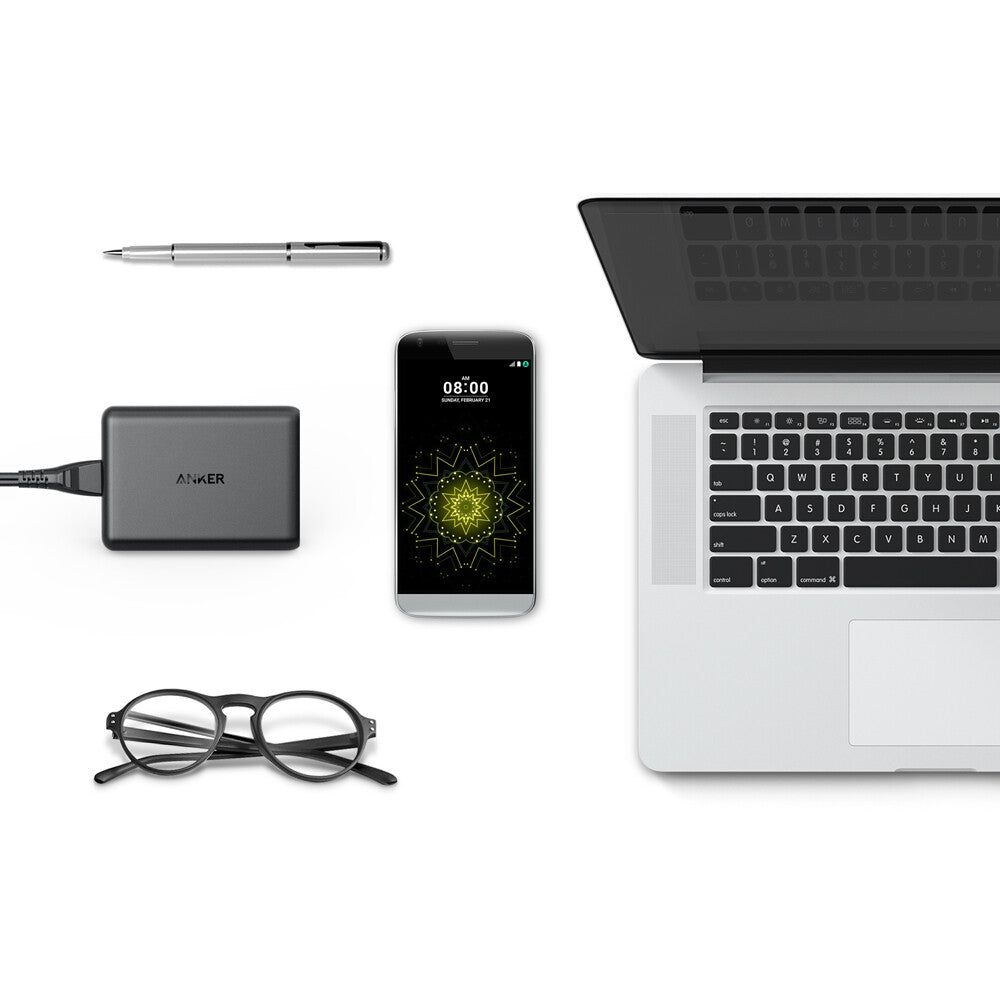 Anker PowerPort Speed 5 Universal Svart AC inomhus