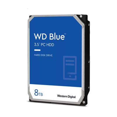 Western Digital Blue interna hårddiskar 8 TB 5640 RPM 256 MB 3.5" Serial ATA III