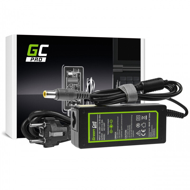 Green Cell AD16AP eladaptrar inomhus 65 W Svart