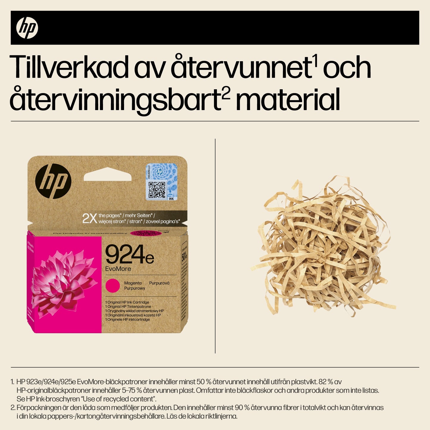 HP 924e EvoMore magenta originalbläckpatron