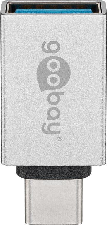 Goobay 56620 kabelomvandlare (hane/hona) USB C USB A Silver