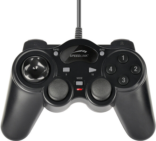 SPEEDLINK THUNDERSTRIKE Svart USB Spelplatta Analog / Digital PC