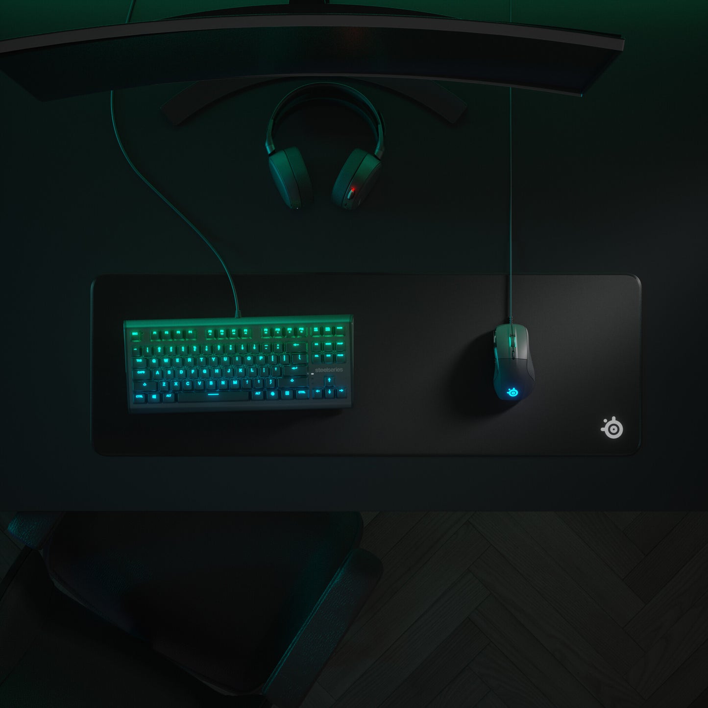 Steelseries 63824 musmattor Spelmusmatta Svart
