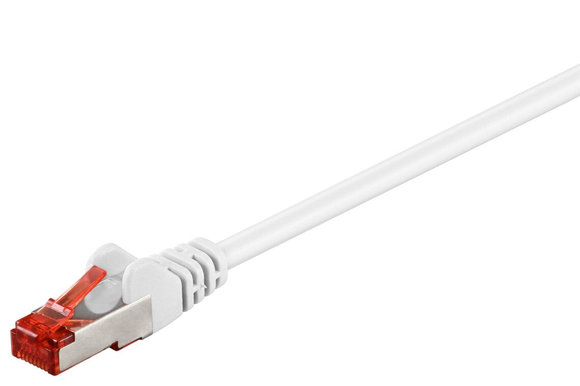 Goobay 93505 nätverkskablar Vit 2 m Cat6 S/FTP (S-STP)