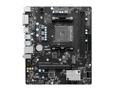 MSI B450M-A PRO MAX II moderkort AMD B450 Uttag AM4 micro ATX