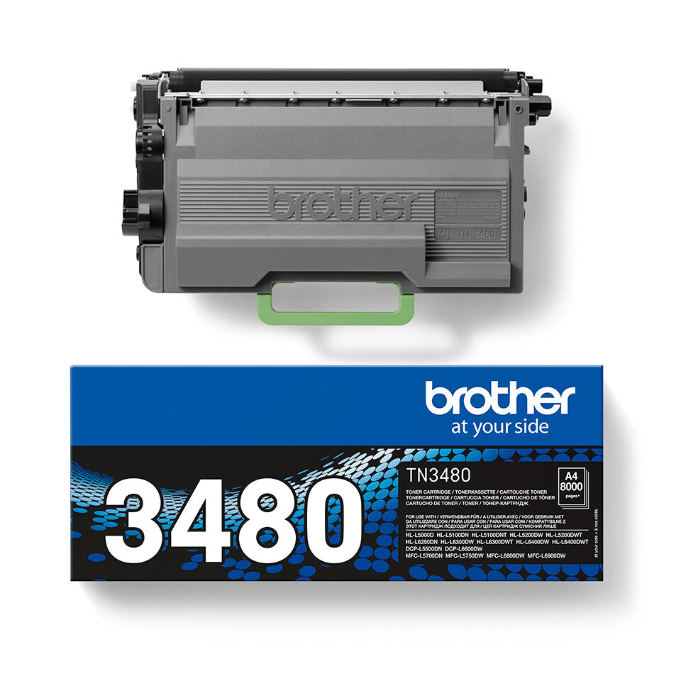 Brother TN-3480 Tonerkassett 1 styck Original Svart